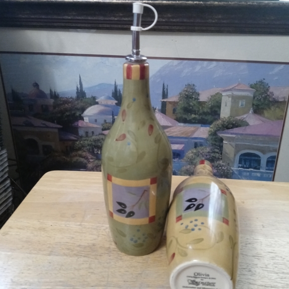 Olivia Signature Debby Segura Oil Vinegar Dispenser 10" Set.ππππ²ππππ£ - Picture 9 of 9